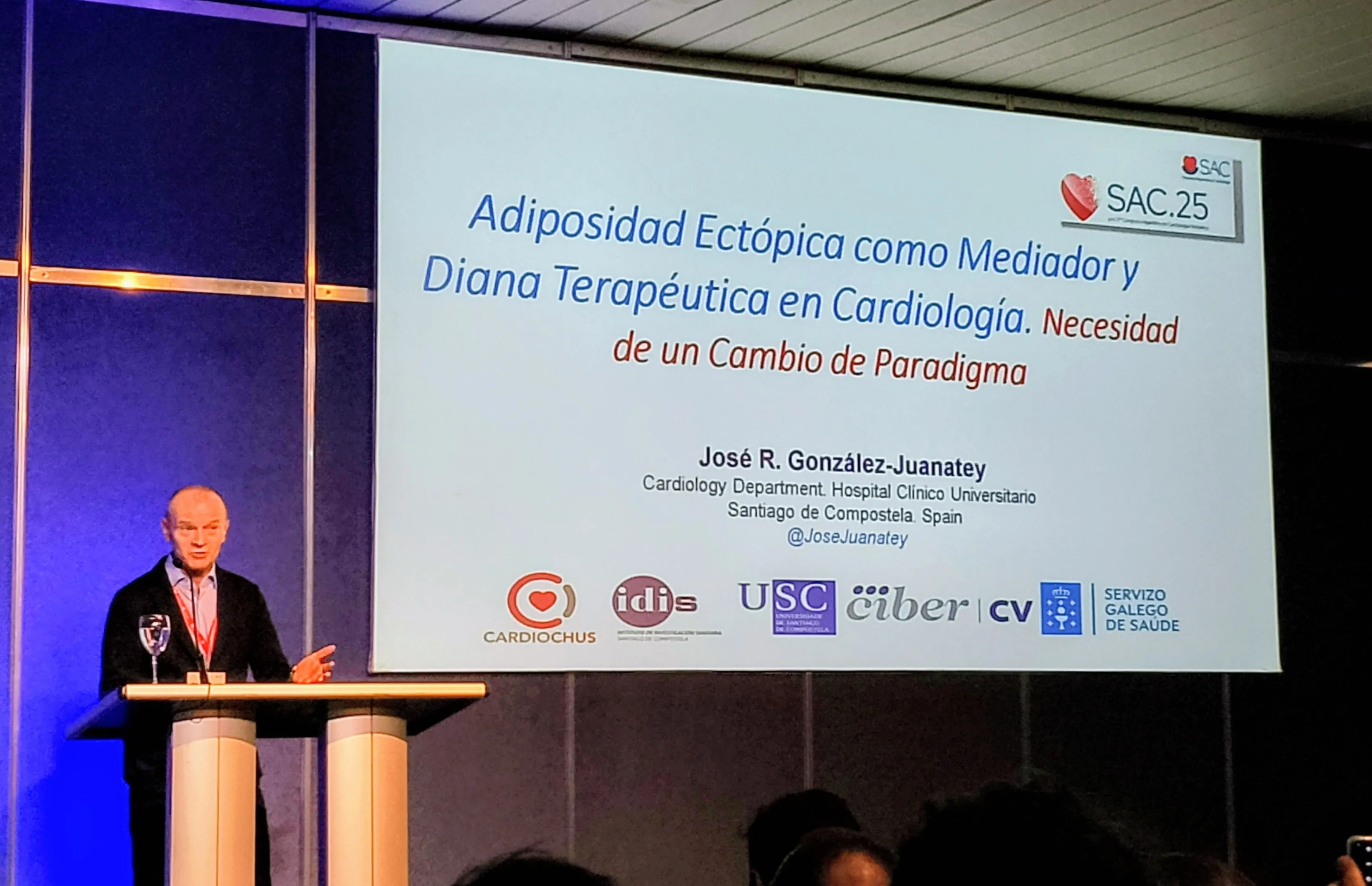 Dr Gonzalez Juanatey en congreso SAC 2025